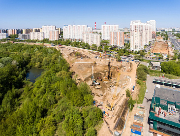 фото Жилой комплекс «Level Мичуринский» (Левел Мичуринский) отчет со стройки за Май 2022 №2