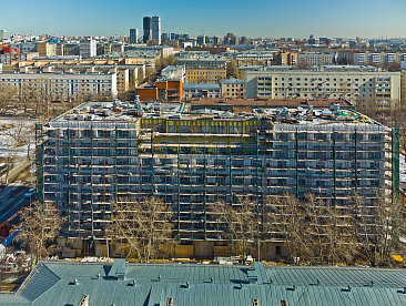 фото ЖК «Residence Hall Шаболовский» (Резиденс Холл) отчет со стройки за Апрель 2022 №1