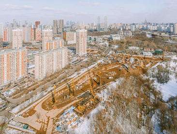 фото Жилой комплекс «Level Мичуринский» (Левел Мичуринский) отчет со стройки за Март 2022 №1